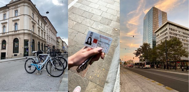 Stolica Słowenii oraz uzyskana legitymacja studencka przez Monikę Marchlewicz.. Kliknij, aby powiększyć zdjęcie.